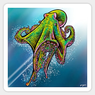 Octopus 09 Sticker